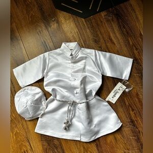 3 year old new white outfit